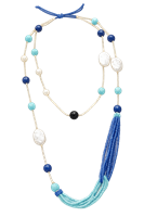 Necklace Sicylui Woman in Silver 1521CO3